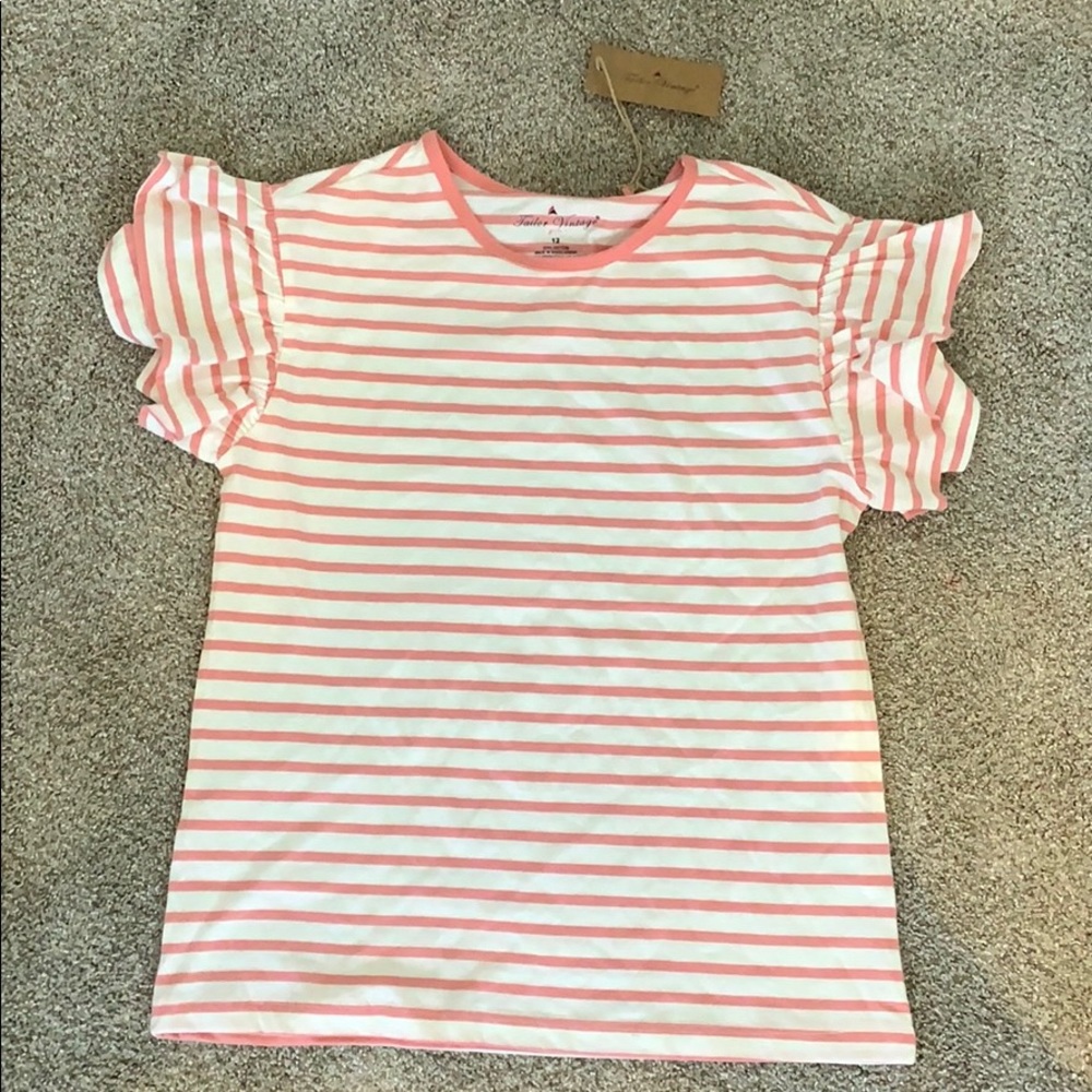 Pink and white tee shirt!! Never worn.